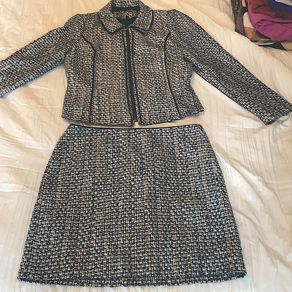 WHBM business skirt set